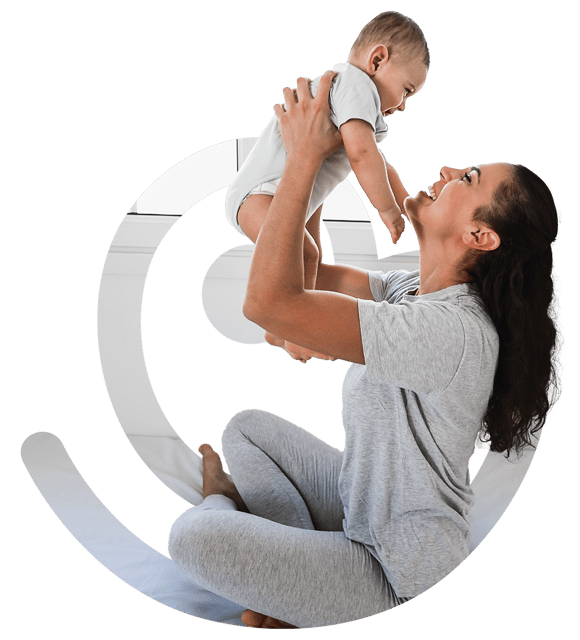 Mãe com bebê